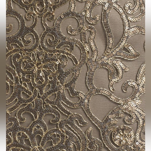 NWT Tadashi Shoji Bell-Sleeve Lace Dress - Picture 6 of 13